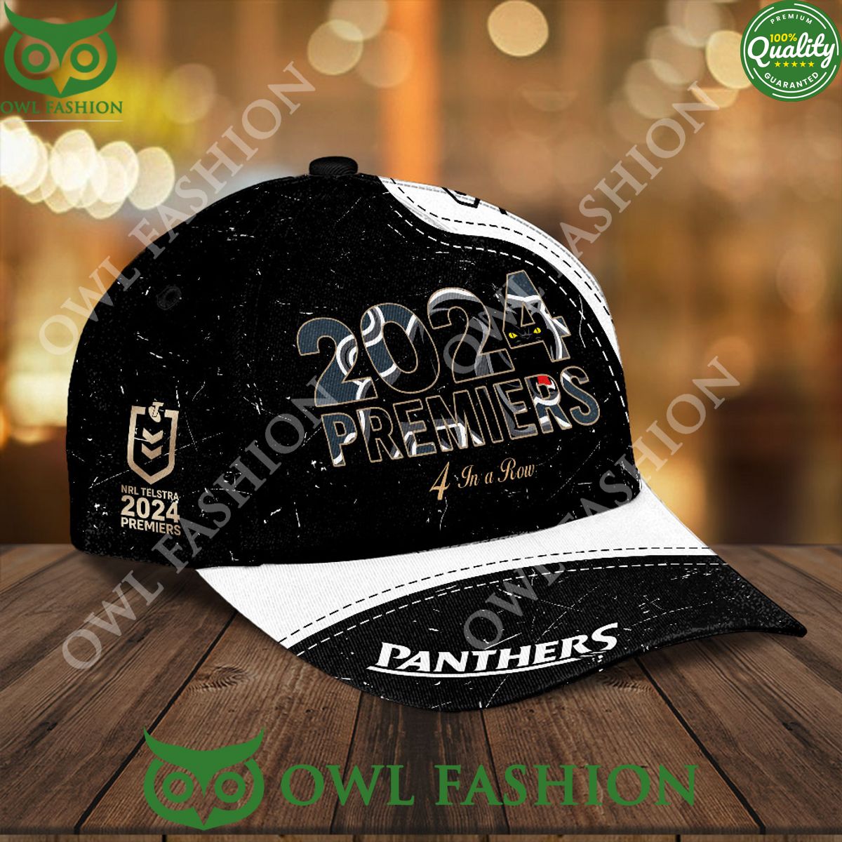 Penrith Panthers 2024 Premiers Black Classic Cap