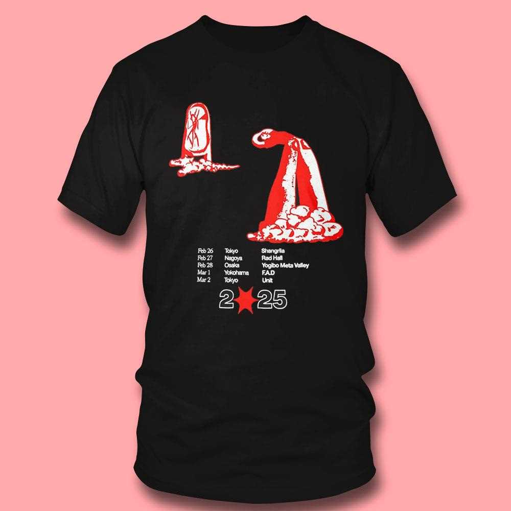 The Story So Far Japan 2025 Tour Schedule t Shirt