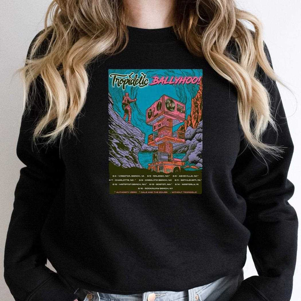 Tropidelic Ballyhoo Poster 2025 East Coast Tour t Shirt
