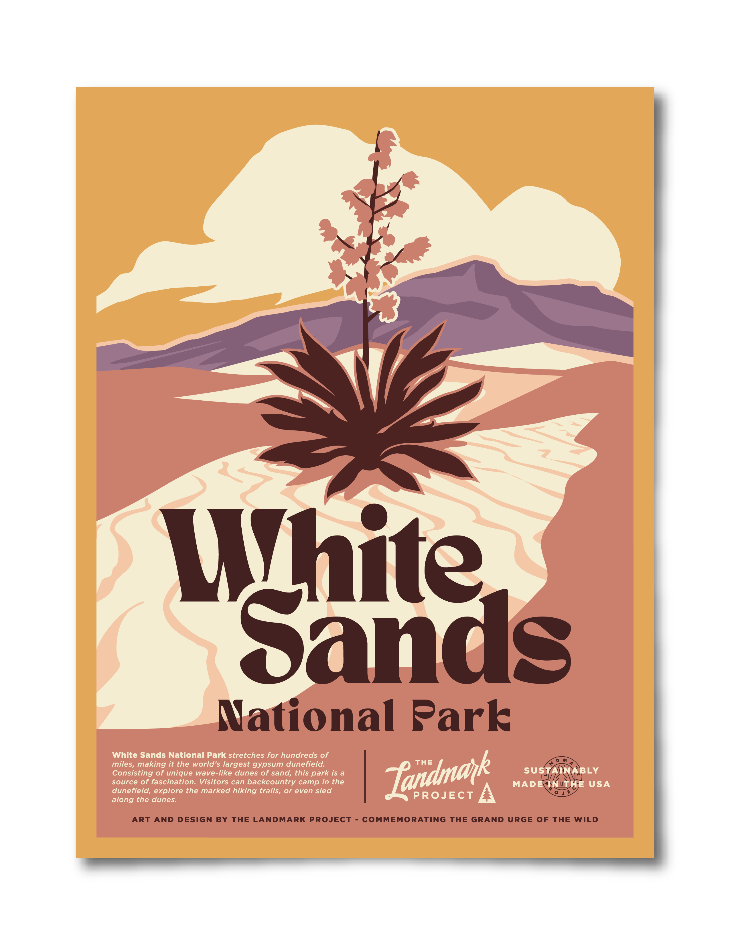 White Sands National Park Poster