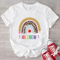 4K Teacher T-Shirt, 4K Crew Shirt, Kindergarten Teacher Gift Tee, Back To School Shirt, Matching Teacher Squad Tee,...