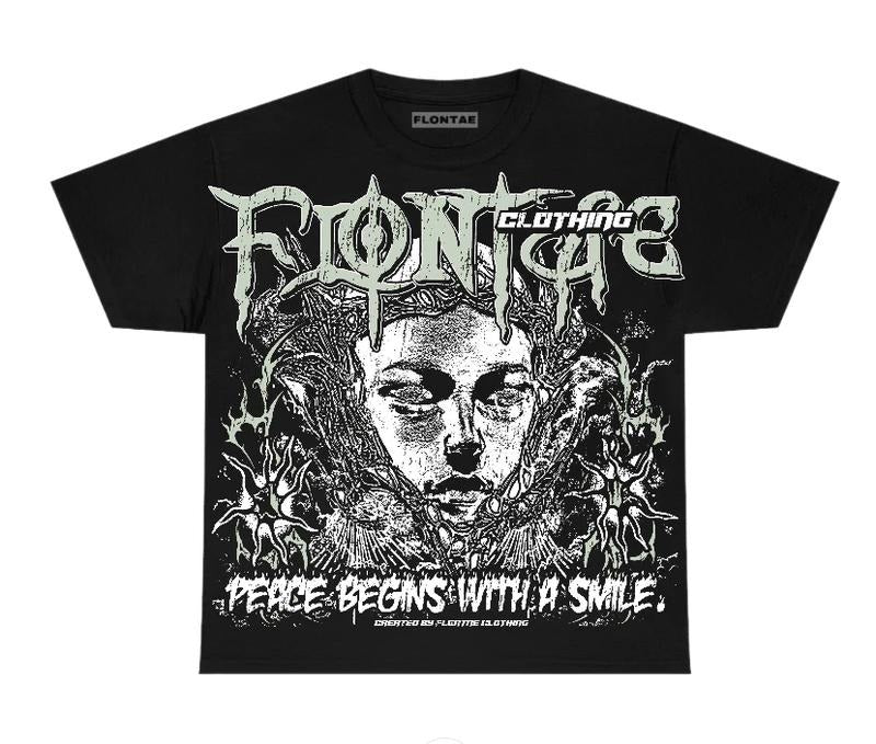 4s Seafoam Flontae T-Shirt Keep Peace Graphic Tee Cotton Y2K Clothing Top Streetwear Hoodie, Sweatshirt | RetroVerseTees.com