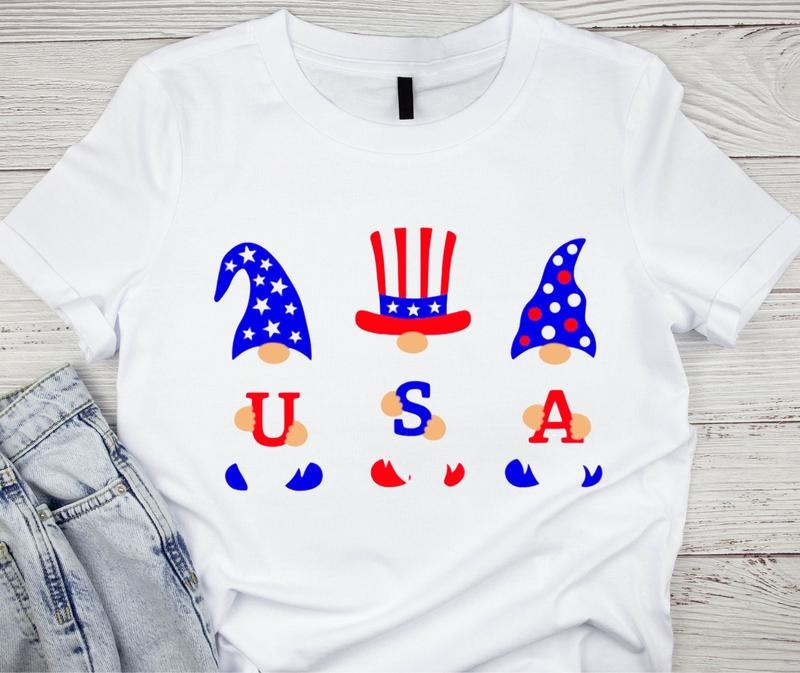 4th Of July Shirt 4th Of July Gnome Shirt Patriotic Gnome Shirt Gnome Shirt Usa Shirt Hoodie, Sweatshirt | RetroVerseTees.com