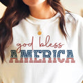 4th Of July Shirt, God Bless America T-Shirt or Crew Sweatshirt, Independence Day Tee, Crew Sweatshirt Hoodie
