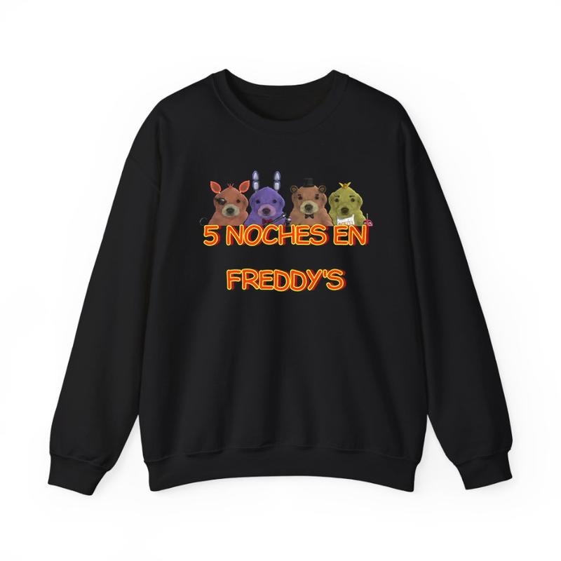 5 Noches En Freddy's Style Hoodie Gaming Fan Gift Unisex Graphic Sweatshirt Cotton Fabric casual hoodie T-Shirts