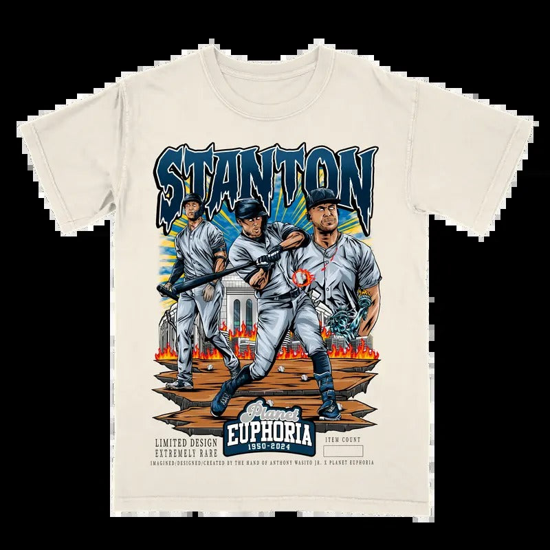 Giancarlo Stanton Tee #/500 - Soft and Comfortable Shirt - Unisex - Graphic T-Shirt Hoodie, Sweatshirt | RetroVerseTees.com