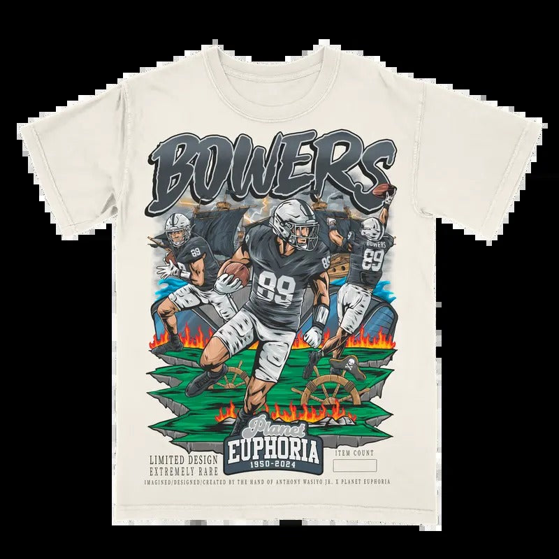 Brock Bowers Tee #/500 Gift For Fan - Men's Casual T-shirt - Menswear Hoodie, Sweatshirt | RetroVerseTees.com
