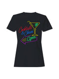 Cocktails & Chaos Neon Sign Women's T-Shirt