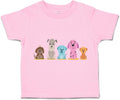 Toddler T-Shirt Dogs Puppy Family Dog Lover Pet Cotton Cute Boy & Girl Clothes