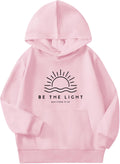 Be The Light Christian Hoodie for Girls Bible Verse Jesus God Religious Faith Sweatshirt Preppy Cute Graphic Top