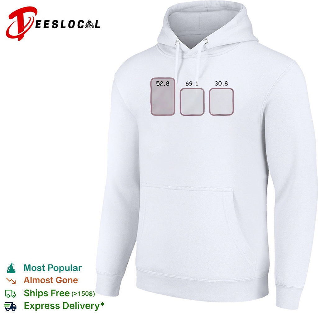 528 691 and 308 Numerical Data Set shirt