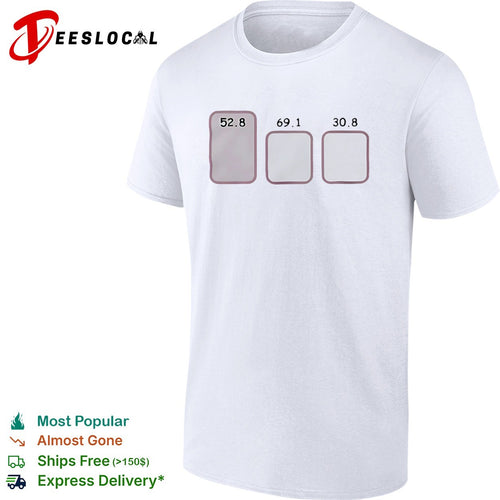 528 691 and 308 Numerical Data Set shirt