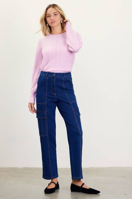 Cargo Denim Pants