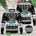 Newcastle United Football Club Black 3D Ugly Sweater