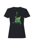 Vintage Distressed Electric Guitar Art Women's T-Shirt