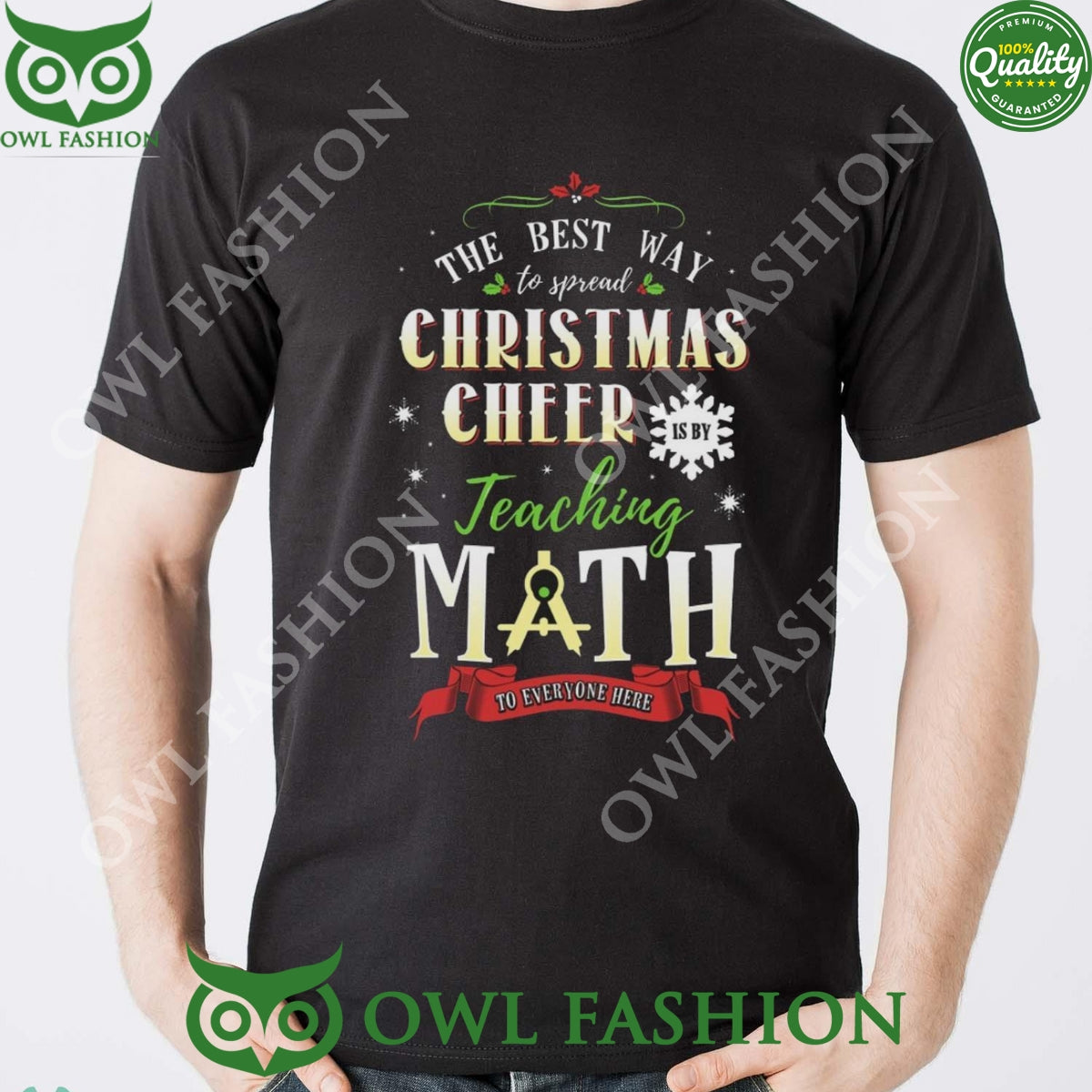 The best way to spend Christmas Cheer is by teaching Math Ugly Sweater