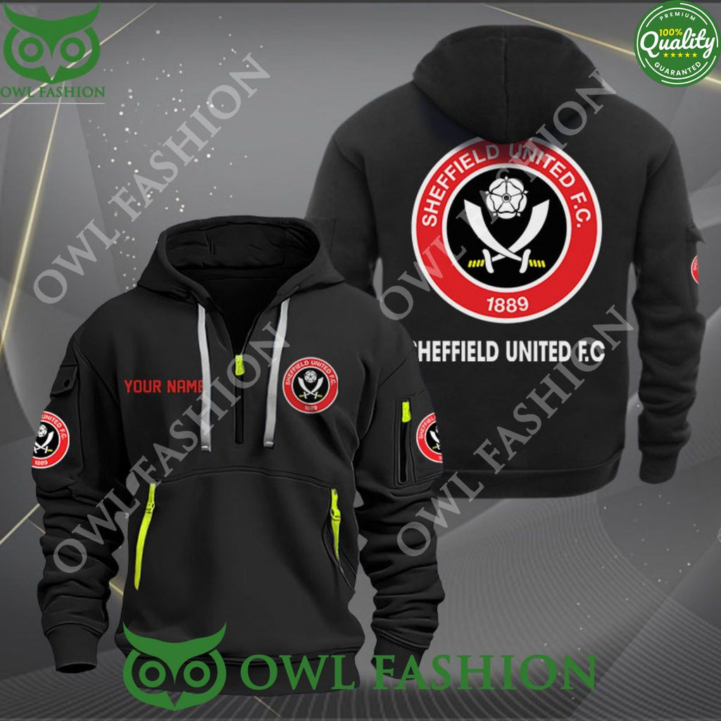 Sheffield United Premier League Personalized Limited Zip Hoodie