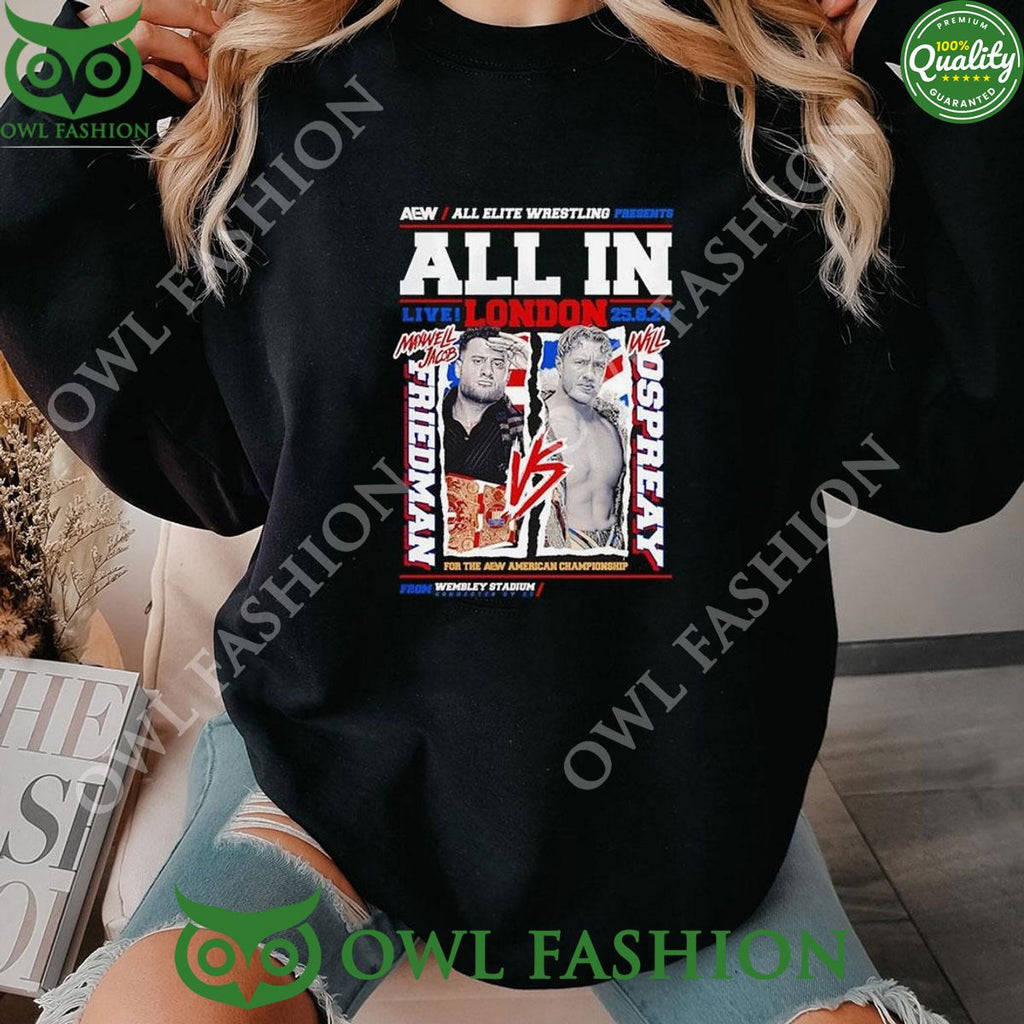 Aew Presents All In London 2024 Maxwell Jacob Vs Will Ospreay Shirt