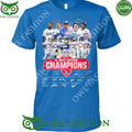 NL West Division Los Angeles Dodgers Champions Signatures team t shirt