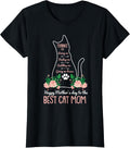 Best Cat Mom Mothers Day Cute Kitten Lover Mama Momma Mommy Women T-Shirt