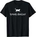 Cat Treat Dealer Cat Owner Cat Treats Vintage Cat Lover T-Shirt
