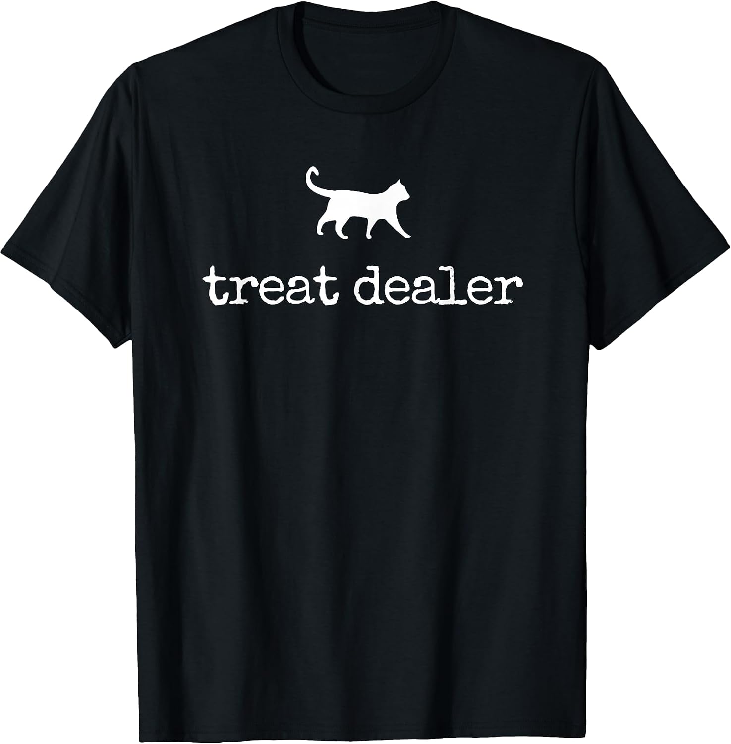 Cat Treat Dealer Cat Owner Cat Treats Vintage Cat Lover T-Shirt