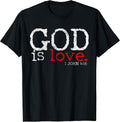 Christians God is Love Gift Vintage T-Shirt Small