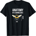 Anatomy Of A Bumblebee Funny Sarcastic Humor Quote Graphic T-Shirt
