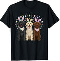 Three Labrador Retriever Easter Bunny Dog Lover T-Shirt