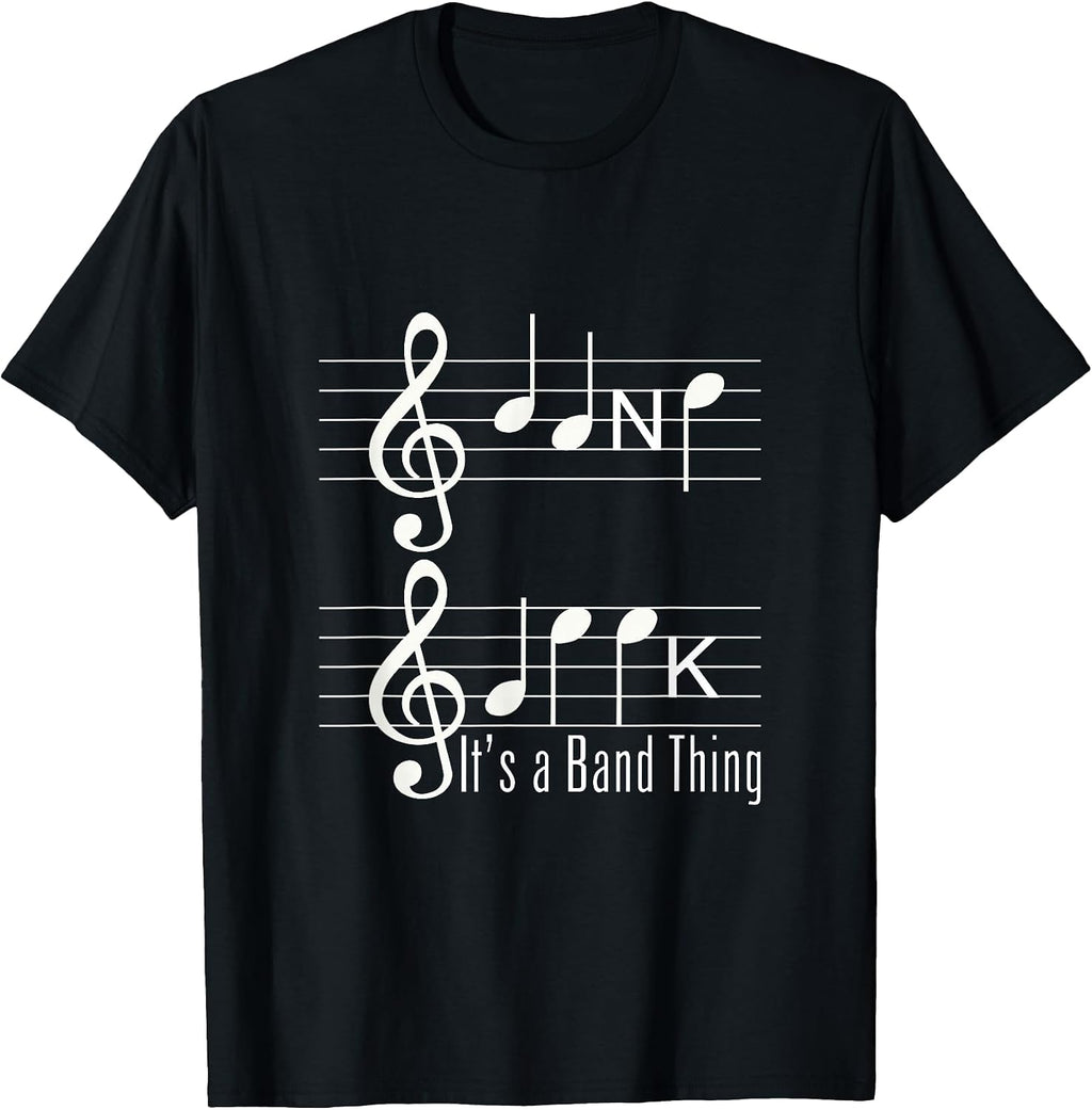 Band Geek Music Notes Shirt