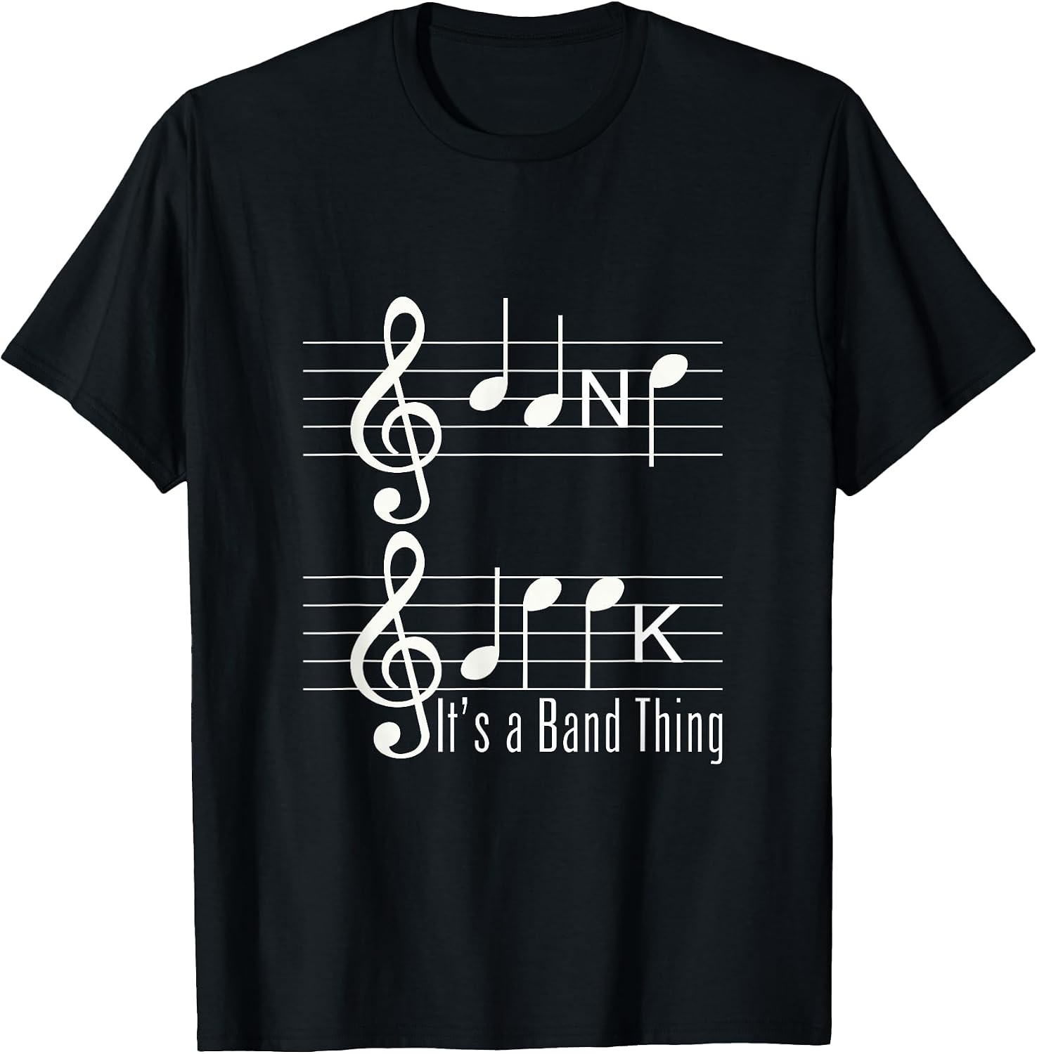 Band Geek Music Notes Shirt