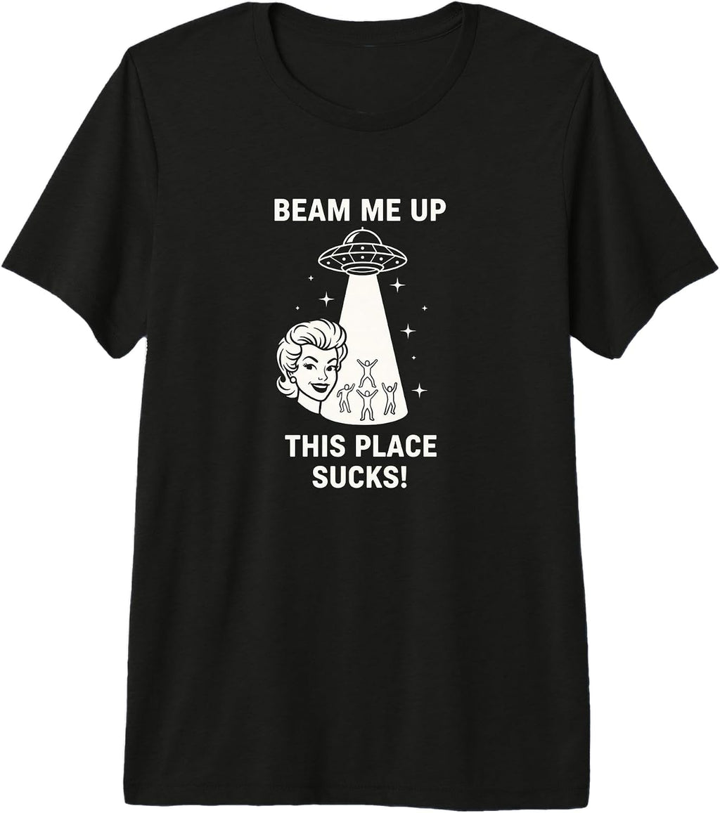 Ufo Sci Fi Humor Saucer Beam Me Up