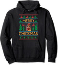 Merry Chickmas Hen Chicken Pullover Hoodie