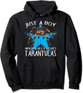 Cute Tarantula Spider Just A Boy Who Really Loves Tarantulas Pullover Hoodie