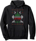 Merry Liftmas Ugly Christmas Pullover Hoodie