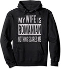 Man In Romanian Hoodie For Best Husband From Romanian Wife Pullover