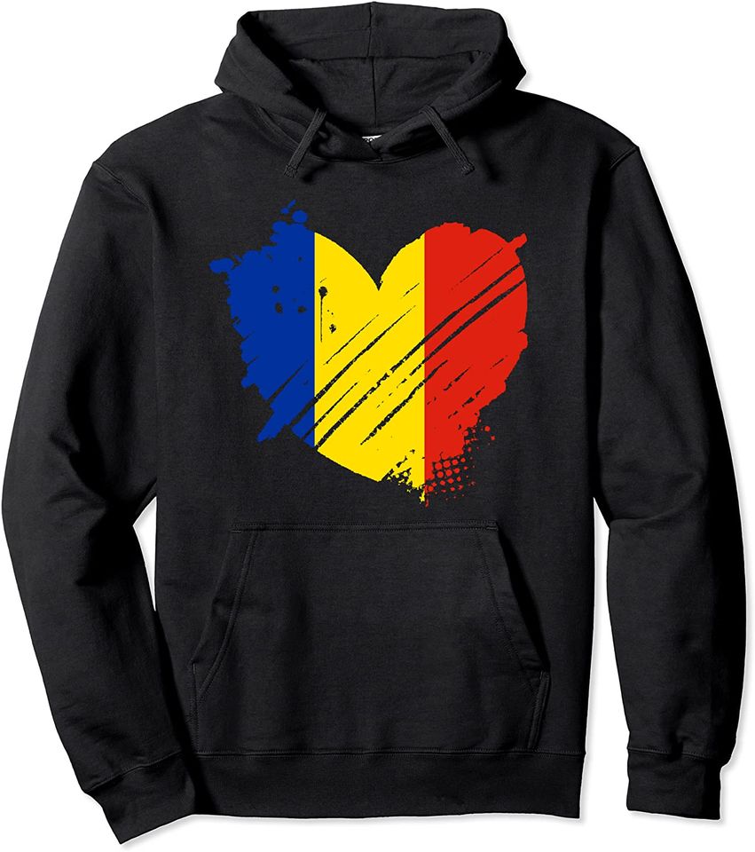 Man In Romanian Hoodie  I love It is in my DNA Gift for Romanians Pullover