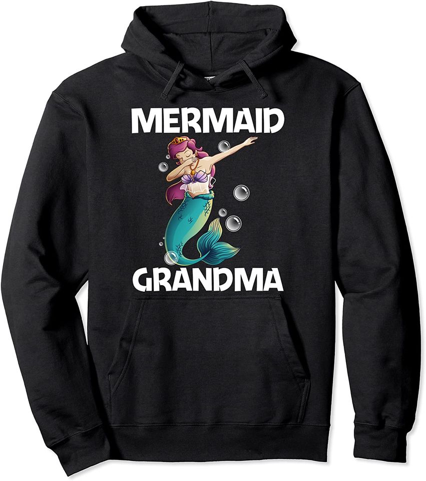 Mermiaid Stuff Hoodie For Grandma Merman Human Fish Sea Creature Pullover