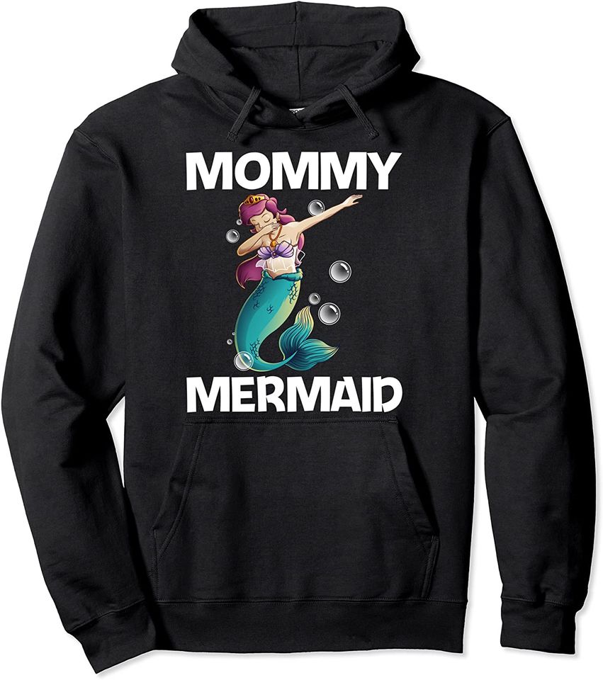Mermiaid Stuff Hoodie For Women Mom Merman Human Fish Sea Creature Pullover