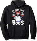 Ghost quotes Hoodies I'm Just Here For The Boos Halloween
