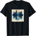 Lake With Reflections Vintage Landscape Merch