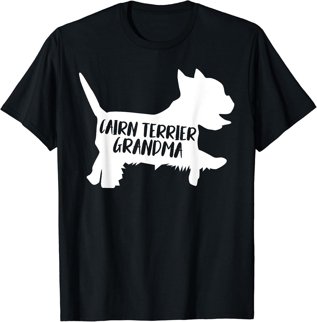 Cairn Terrier Grandma Funny Cairn Terrier Owner Dog Lover T-Shirt
