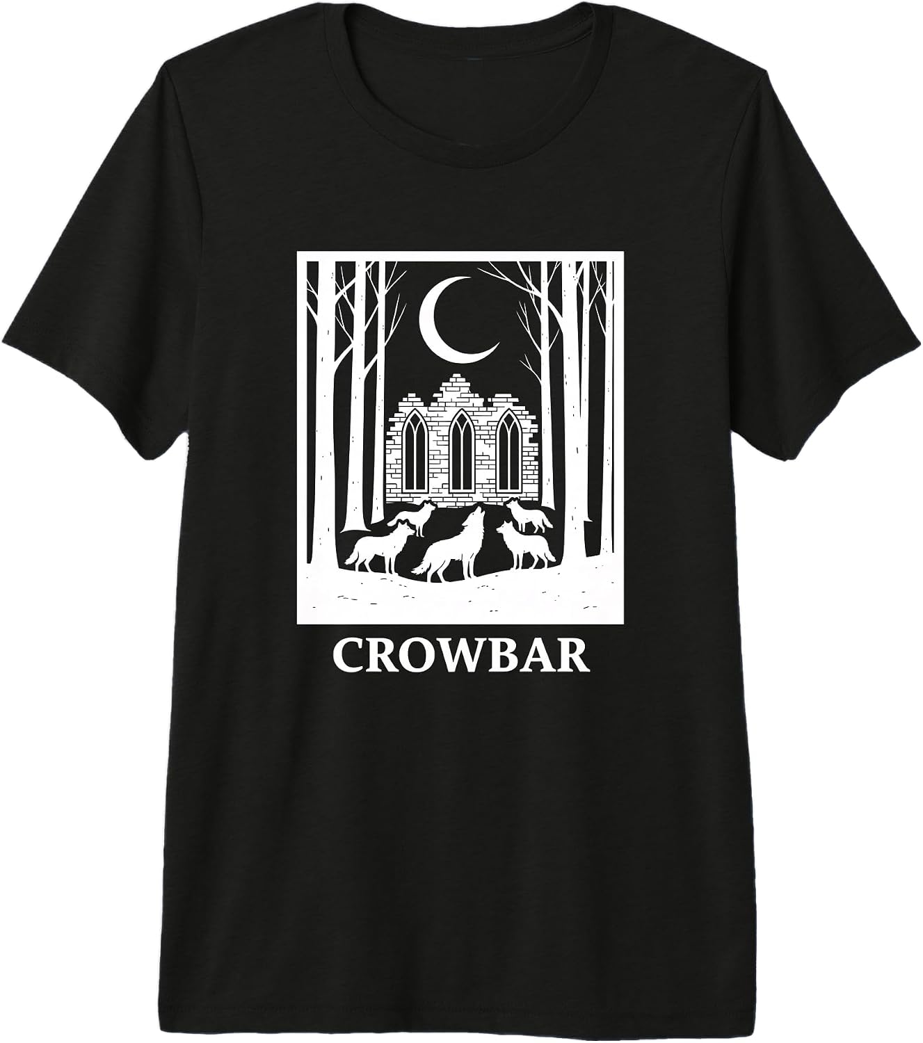 Nature Outdoors Moon Forest Funny Crowbar