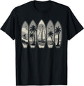 Retro Surfing Vintage Surfboard Surfer Tee