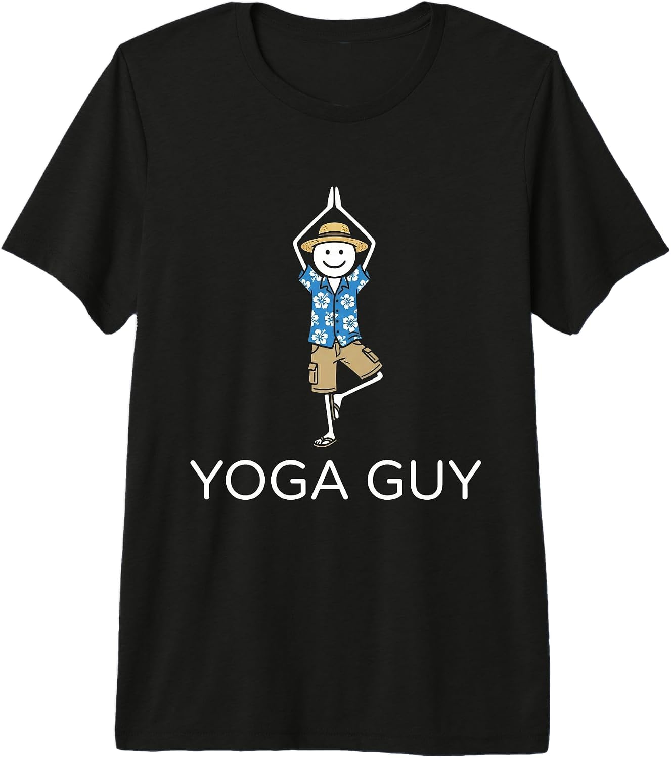 Funny Yoga Guy Meditation