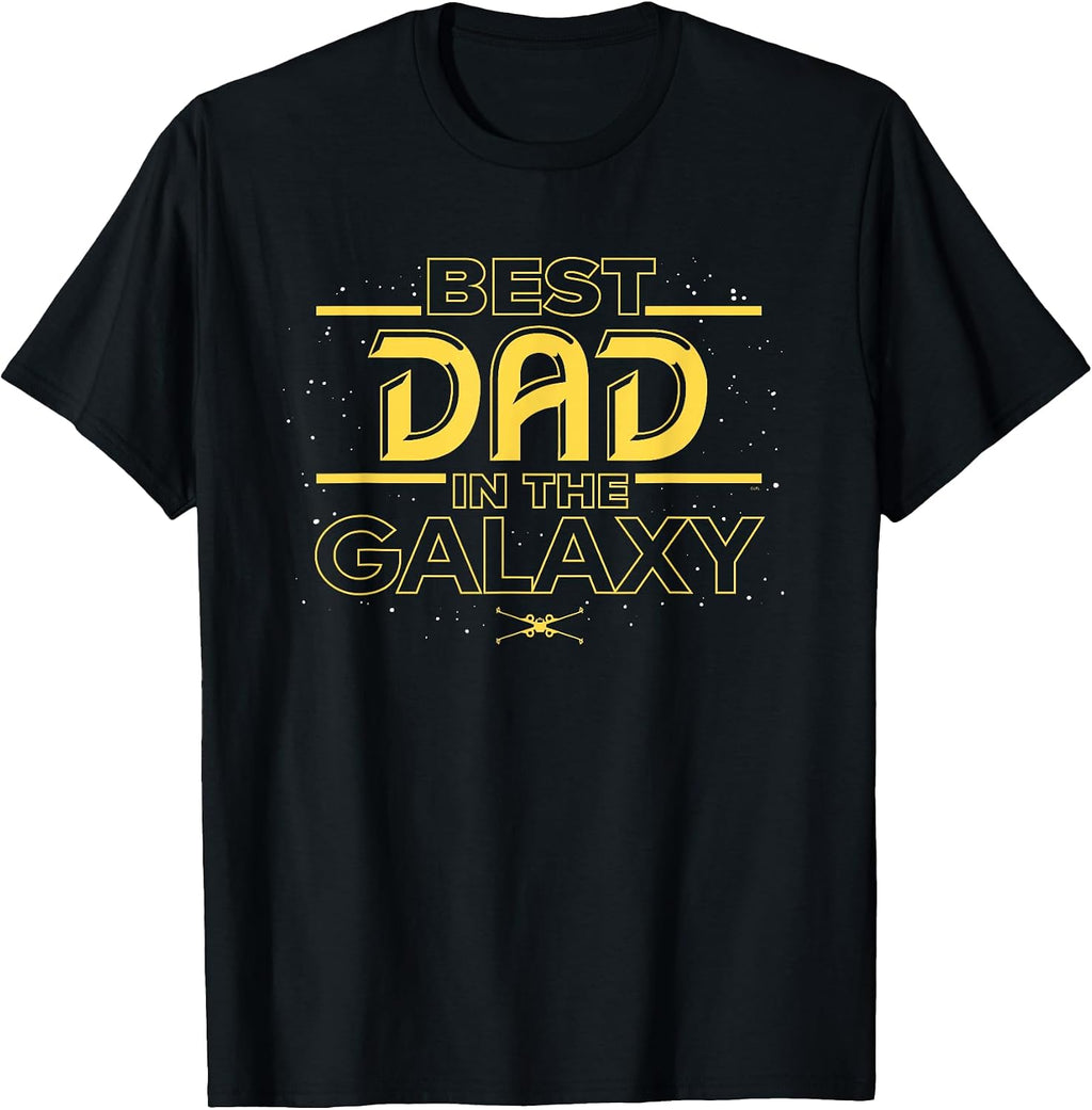 Best Dad in the Galaxy Birthday Father’s Day T-Shirt