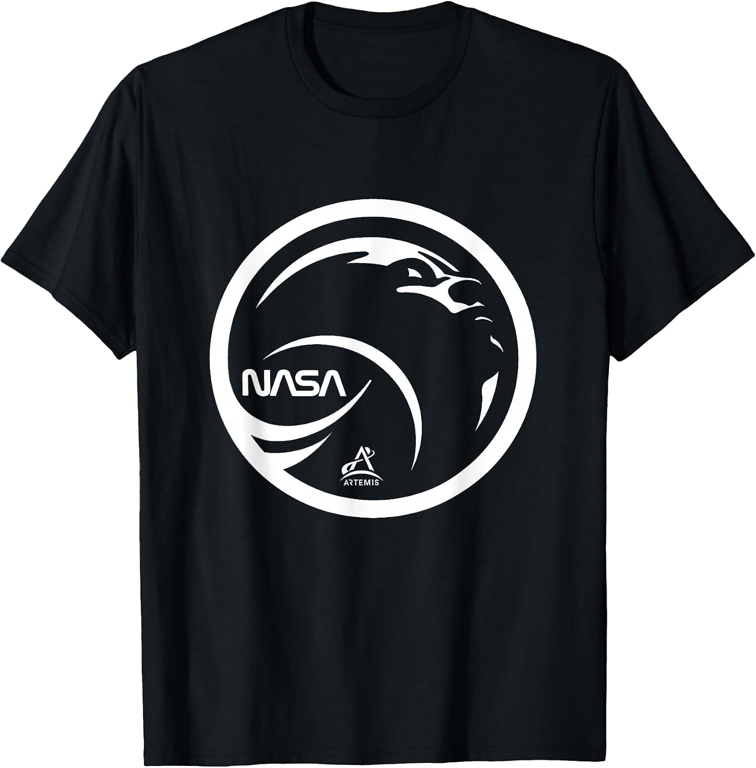 NASA Artemis Woman Logo White
