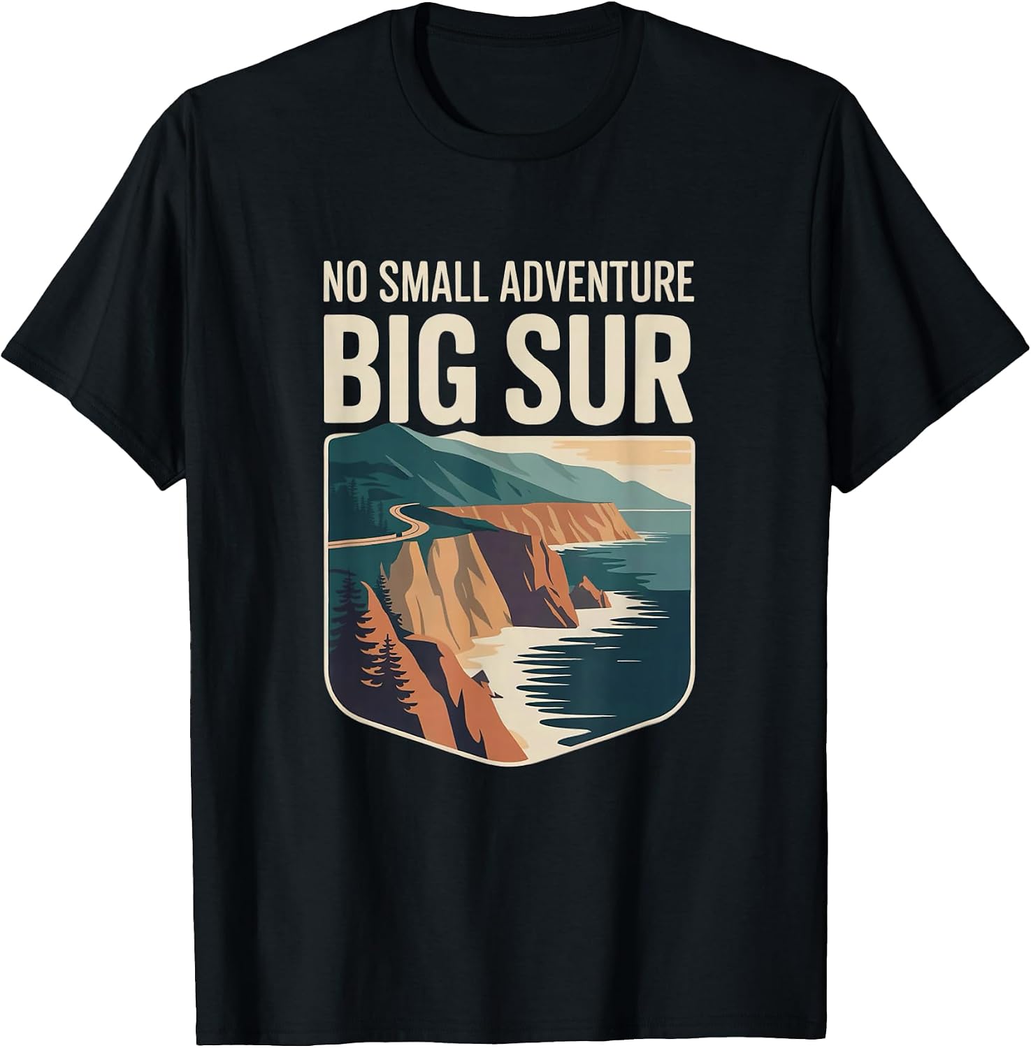 No Small Adventure Big Sur Lakes Nature Merch