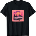 Retro Car Synthwave Sunshine Comic Style Merch