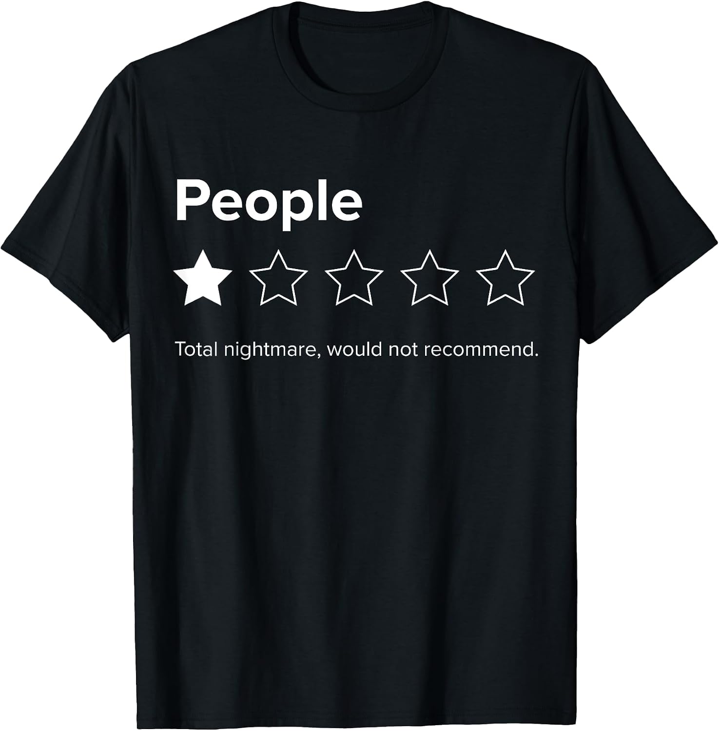 People Star Total Nightmare Recommend Tee Unisex T-shirt, Sweatshirt, Hoodie (1)